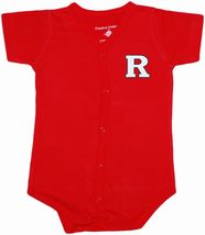 Rutgers Scarlet Knights Front Snap Newborn Bodysuit
