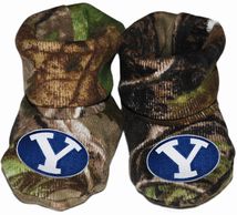 BYU Cougars Realtree Camo Baby Booties