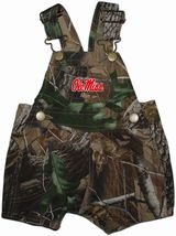 Ole Miss Rebels Realtree Camo Short Leg Overall
