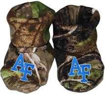 Air Force Falcons Realtree Camo Baby Booties
