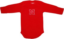 Nebraska Cornhuskers Block N Long Sleeve Bodysuit