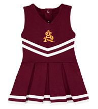 Arizona State Interlocking AS Cheerleader Bodysuit Dress