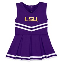 LSU Tigers Script Cheerleader Bodysuit Dress