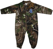 Rice Owls Realtree Camo Footed Romper