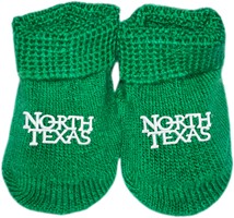 North Texas Mean Green Baby Booties