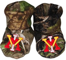 Virginia Military Institute Keydets Realtree Camo Baby Booties