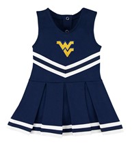West Virginia Mountaineers Cheerleader Bodysuit Dress