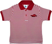 Arkansas Razorbacks Striped Polo Shirt