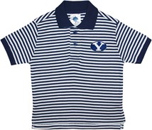 BYU Cougars Striped Polo Shirt
