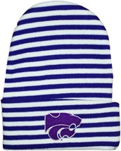 Kansas State Wildcats Newborn Striped Knit Cap