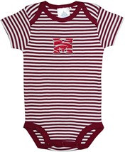 Morehouse Maroon Tigers Infant Striped Bodysuit