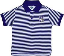 Northwestern Wildcats Striped Polo Shirt