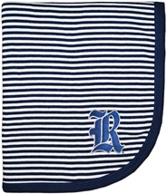 Rice Owls Striped Blanket