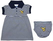 West Virginia Mountaineers Striped Game Day Dress