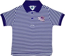 Western Carolina Catamounts Striped Polo Shirt
