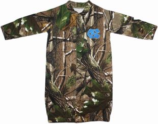 North Carolina Tar Heels Realtree Camo Convertible (2 in 1), as gown & snaps into romper
