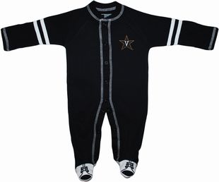 Official Vanderbilt Commodores Sports Shoe Footed Romper