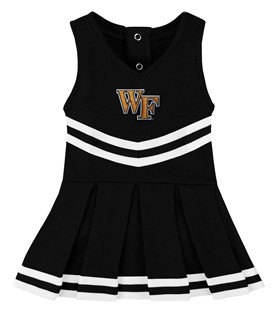 Authentic Wake Forest Demon Deacons Cheerleader Bodysuit Dress