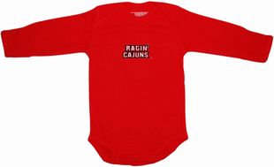 Louisiana-Lafayette Ragin Cajuns Long Sleeve Bodysuit