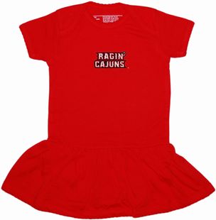 Louisiana-Lafayette Ragin Cajuns Picot Bodysuit Dress