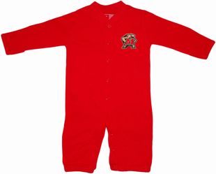 Maryland Terrapins "Convertible" (2 in 1), as gown & snaps into romper