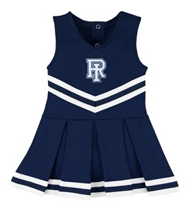 Authentic Rhode Island Rams Cheerleader Bodysuit Dress