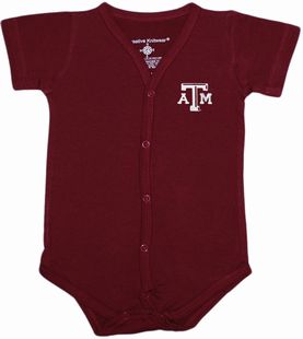 Texas A&M Aggies Front Snap Newborn Bodysuit