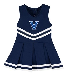 Authentic Villanova Wildcats Cheerleader Bodysuit Dress