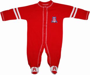 Official Arizona Wildcats Sports Shoe Footed Romper