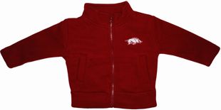 Official Arkansas Razorbacks Polar Fleece Zipper Jacket