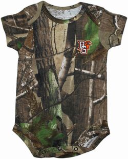 Bowling Green State Falcons Realtree Camo Newborn Infant Bodysuit