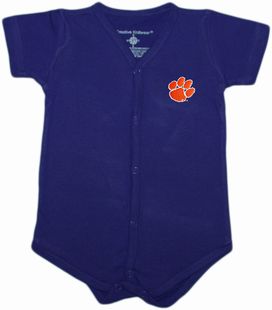 Clemson Tigers Front Snap Newborn Bodysuit