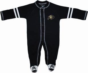 Official Colorado Buffaloes Sports Shoe Footed Romper