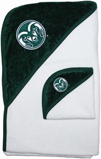 Official Colorado State Rams Hooded Towel/Washcloth Set