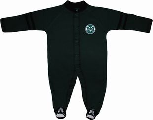 Official Colorado State Rams Sports Shoe Footed Romper
