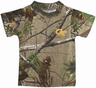 Georgia Tech Yellow Jackets Realtree Camo Short Sleeve T-Shirt