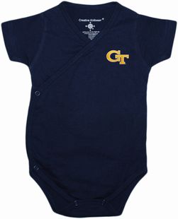 Georgia Tech Yellow Jackets Side Snap Newborn Bodysuit