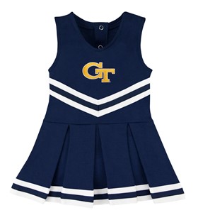 Authentic Georgia Tech Yellow Jackets Cheerleader Bodysuit Dress
