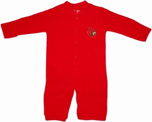 Louisville Cardinals "Convertible" (2 in 1), as gown & snaps into romper