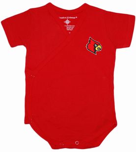 Louisville Cardinals Side Snap Newborn Bodysuit