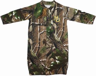 Marquette Golden Eagles Realtree Camo Convertible (2 in 1), as gown & snaps into romper