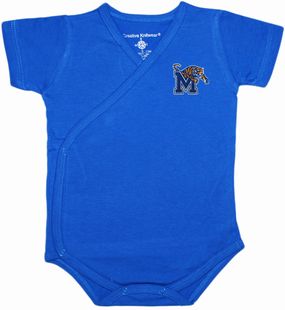 Memphis Tigers Side Snap Newborn Bodysuit