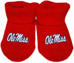 Ole Miss Rebels Gift Box Baby Bootie