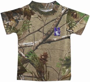 Northwestern Wildcats Realtree Camo Short Sleeve T-Shirt