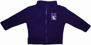 Official Northwestern Wildcats Polar Fleece Zipper Jacket