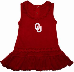 Oklahoma Sooners Ruffled Tank Top Dress