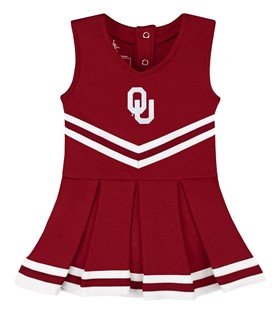 Authentic Oklahoma Sooners Cheerleader Bodysuit Dress
