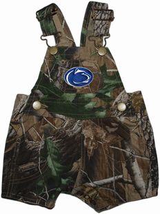 Penn State Nittany Lions Realtree Camo Short Leg Overall