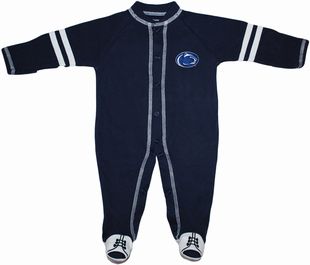 Official Penn State Nittany Lions Sports Shoe Footed Romper