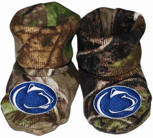 Penn State Nittany Lions Realtree Camo Gift BoxBaby Bootie